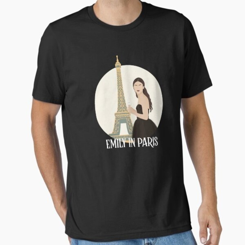 Emily In Paris French Culture Graphic Tee Daily Wear